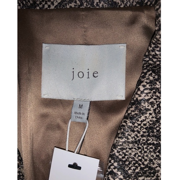 Joie snakeskin Abraham leather jacket- gravel -NWT‼️ BLACK FRIDAY SALE‼️ - Picture 12 of 16